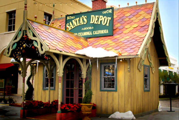 Santas Depot in California for holiday christmas pop up
